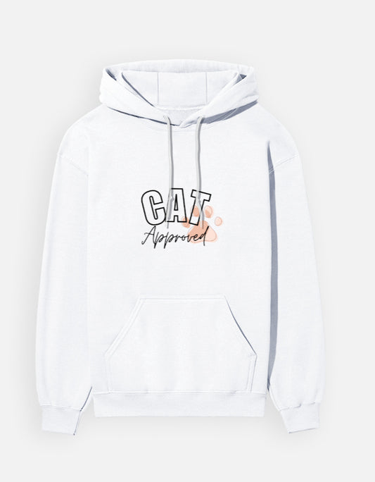 Cat Approved Hoodie – White Edition