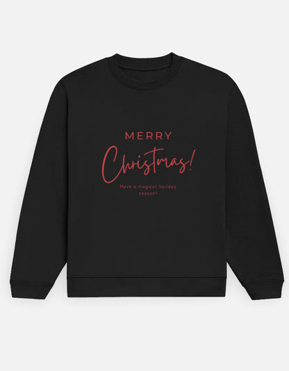 Merry Christmas – Premium Festive Sweatshirt (Black Edition)